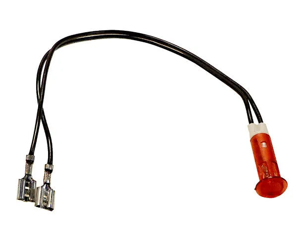Indicatore luminoso ø9 mm. rosso 200 mm