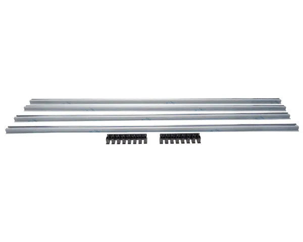 Griglia di ventilazione 900x122mm acciaio inox lucido