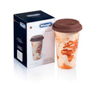 Delonghi taza térmica de cerámica y tapa de silicona The Adventurer 300 ml  DLSC056