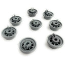 Pack 8 ruedas cesta lavavajillas Balay, Bosch, Siemens 00165314