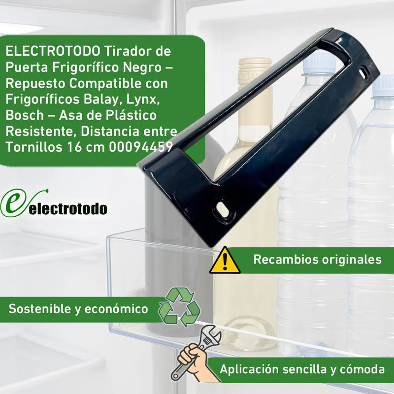 Maniglia per porta frigorifero Balay, Lynx, Bosch 00094459