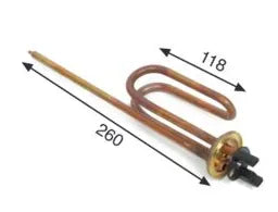 Resistenza Termo Elettrico Ariston Indesit Cointra Fleck 1200W 28cm