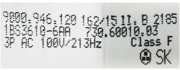 Pompa del riscaldatore per lavastoviglie Balay, Bosch, Siemens 00755078