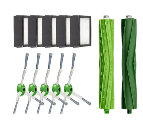 Kit Roomba E-I: 5 Spazzole, 5 Filtri HEPA, Spazzola Centrale