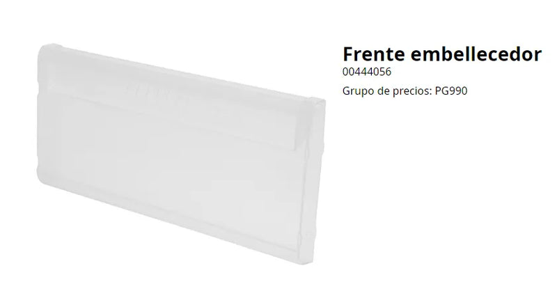 Siemens  Tapa cajón de congelador 00444056