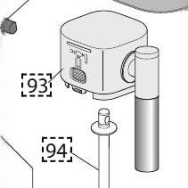 DeLonghi coperchio schiumatore caffettiera Nespresso Lattisima One Evo 7313297341