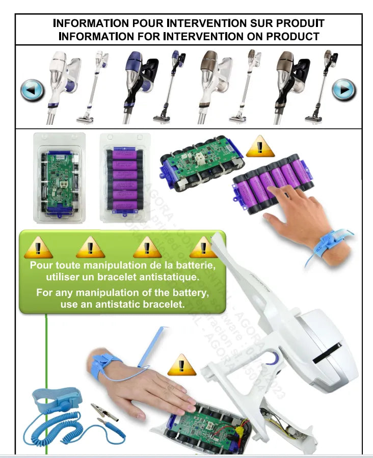 Bateria aspirador Rowenta Air Force 360 RS-RH5650