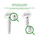 Cabezal corte depiladora Braun Silk Epil 9 Flex 81719636