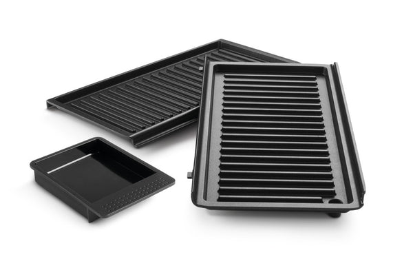 Kit placas parrilla Multigrill sandwichera DeLonghi, Braun 5523110001