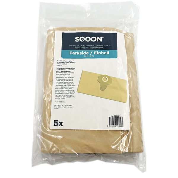 Parkside, Einhell, Kärcher sacco aspirapolvere 20 Litri 5 unità