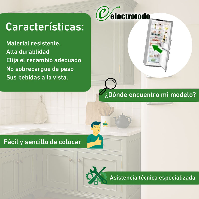 Kit maniglia frigorifero Beko, Saivod 4321270300