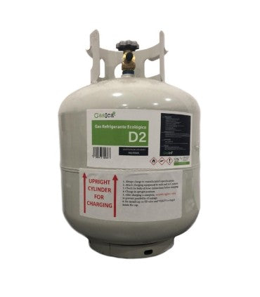 Bombona gas refrigerante ecológico GASICA D2 de 5,5Kg - R12-R134a