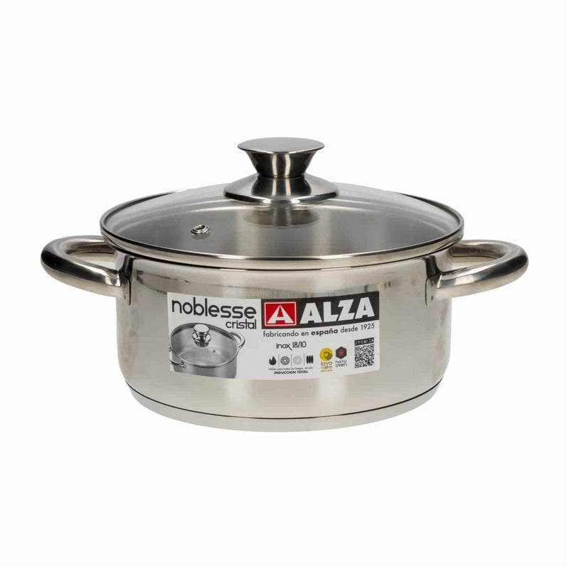 ALZA NOBLESSE CRISTAL cacerola 18 cm.