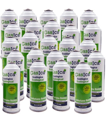 Pack 24 botellas gas refrigerante GASICA D2 - R12 R134a