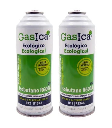 Pack gas refrigerante GASICA D2 - R12 R134a