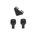 Set de 2 cepillos redondos pequeños + 1 cepillo para juntas para Polti Vaporetto PAEU0358