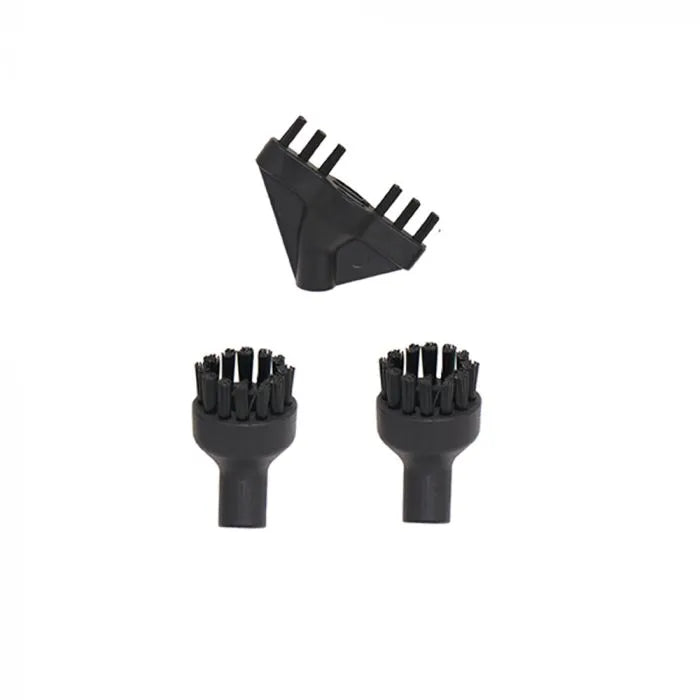 Set de 2 cepillos redondos pequeños + 1 cepillo para juntas para Polti Vaporetto PAEU0358