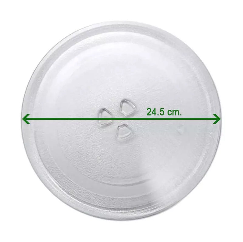 Piatto In Vetro Forno Microonde Universale Da 24,5 Cm Piatto In Vetro Forno Microonde Universale Da 24,5 Cm